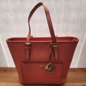Michael Kors Orange Tote Bag